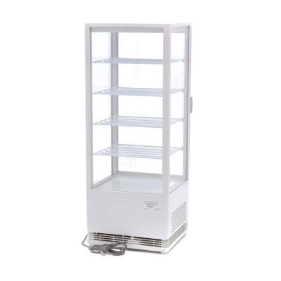 Maxima Lednice s vitrínou 43 cm - 98 l - bílá |  09400810